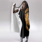 Honor Buffalo Soldiers Hooded Blanket African American Cavalry Black Version - African Pride