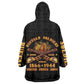 Honor Buffalo Soldiers Kid Wearable Blanket Hoodie African American Cavalry Black Version - African Pride