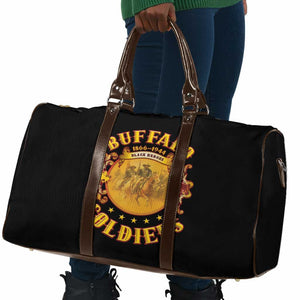 Honor Buffalo Soldiers Travel Bag African American Cavalry Black Version