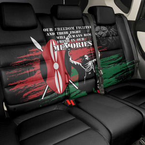 Happy Kenya Mashujaa Day Back Car Seat Cover Honour Our Heroes, Heroines