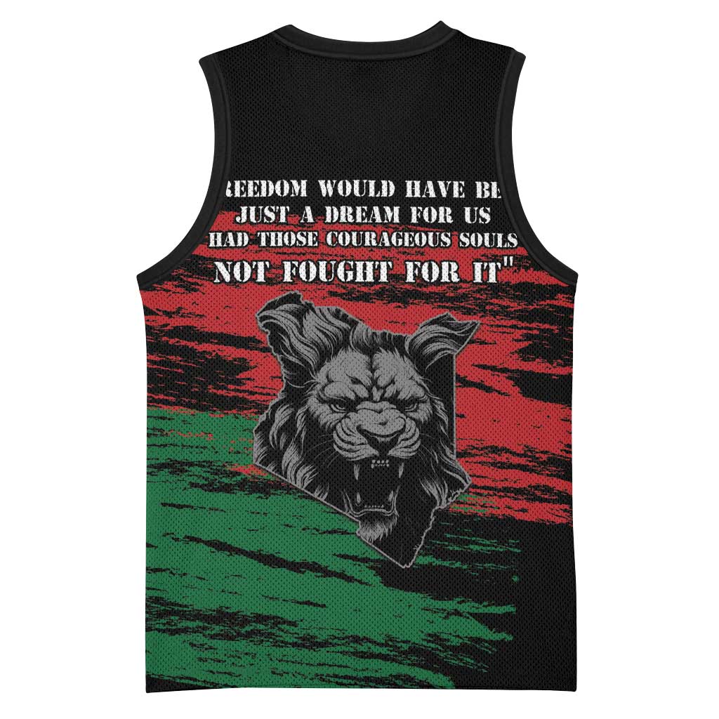 Happy Kenya Mashujaa Day Basketball Jersey Honour Our Heroes, Heroines LT05
