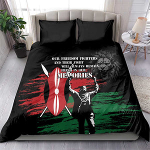 Happy Kenya Mashujaa Day Bedding Set Honour Our Heroes, Heroines