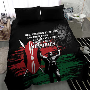 Happy Kenya Mashujaa Day Bedding Set Honour Our Heroes, Heroines