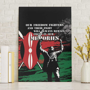 Happy Kenya Mashujaa Day Canvas Wall Art Honour Our Heroes, Heroines