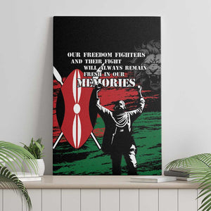 Happy Kenya Mashujaa Day Canvas Wall Art Honour Our Heroes, Heroines