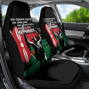 Happy Kenya Mashujaa Day Car Seat Cover Honour Our Heroes, Heroines