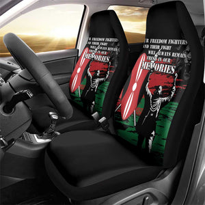 Happy Kenya Mashujaa Day Car Seat Cover Honour Our Heroes, Heroines