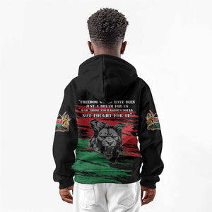 Happy Kenya Mashujaa Day Kid Hoodie Honour Our Heroes, Heroines