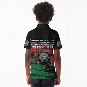 Happy Kenya Mashujaa Day Kid Polo Shirt Honour Our Heroes, Heroines