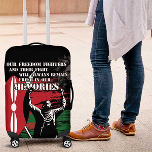 Happy Kenya Mashujaa Day Luggage Cover Honour Our Heroes, Heroines