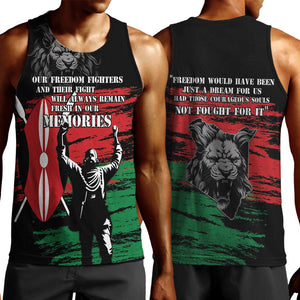 Happy Kenya Mashujaa Day Men Tank Top Honour Our Heroes, Heroines