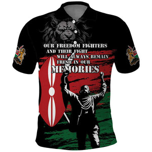 Happy Kenya Mashujaa Day Polo Shirt Honour Our Heroes, Heroines