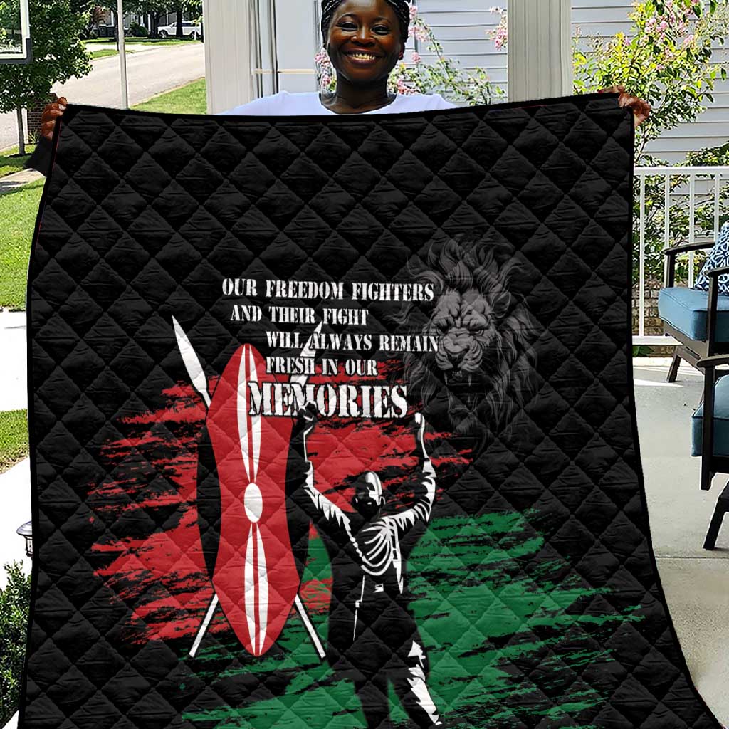 Happy Kenya Mashujaa Day Quilt Honour Our Heroes, Heroines