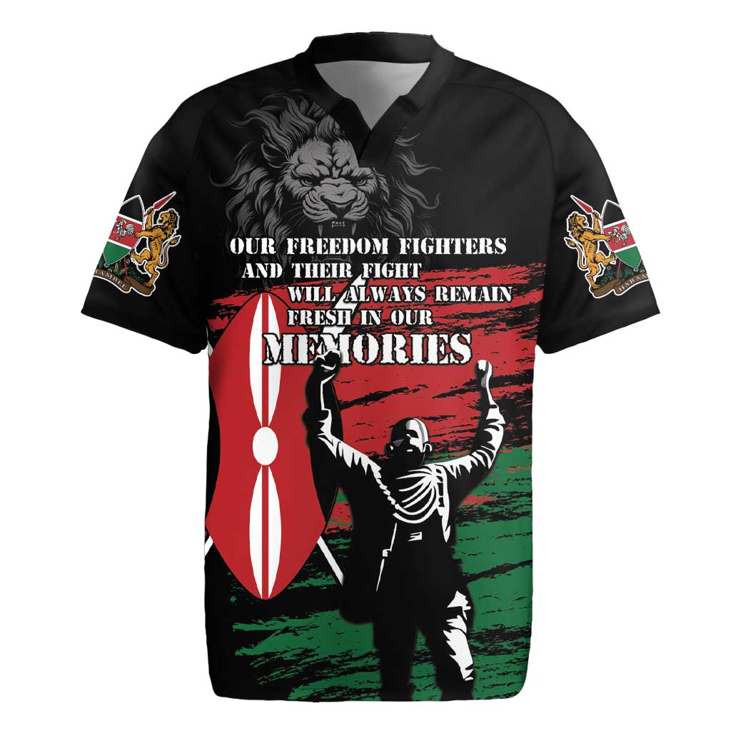 Happy Kenya Mashujaa Day Rugby Jersey Honour Our Heroes, Heroines