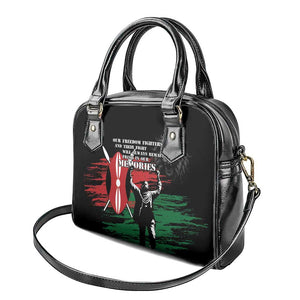 Happy Kenya Mashujaa Day Shoulder Handbag Honour Our Heroes, Heroines