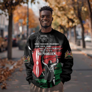 Happy Kenya Mashujaa Day Sweatshirt Honour Our Heroes, Heroines