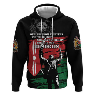 Happy Kenya Mashujaa Day Zip Hoodie Honour Our Heroes, Heroines