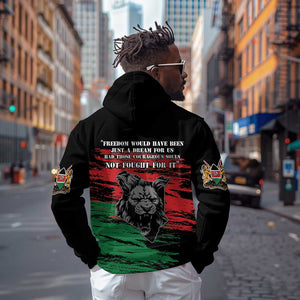 Happy Kenya Mashujaa Day Zip Hoodie Honour Our Heroes, Heroines