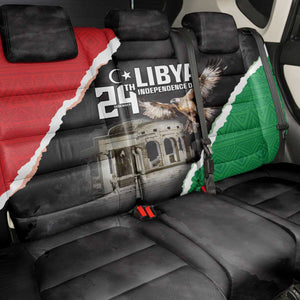 Happy Libya Independence Day Back Car Seat Cover Libya In My Heart