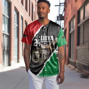 Happy Libya Independence Day Baseball Jersey Libya In My Heart