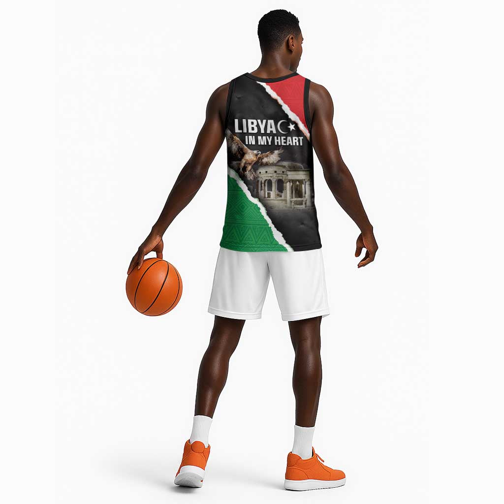 Happy Libya Independence Day Basketball Jersey Libya In My Heart LT05