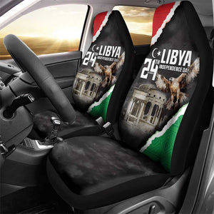 Happy Libya Independence Day Car Seat Cover Libya In My Heart