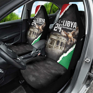 Happy Libya Independence Day Car Seat Cover Libya In My Heart