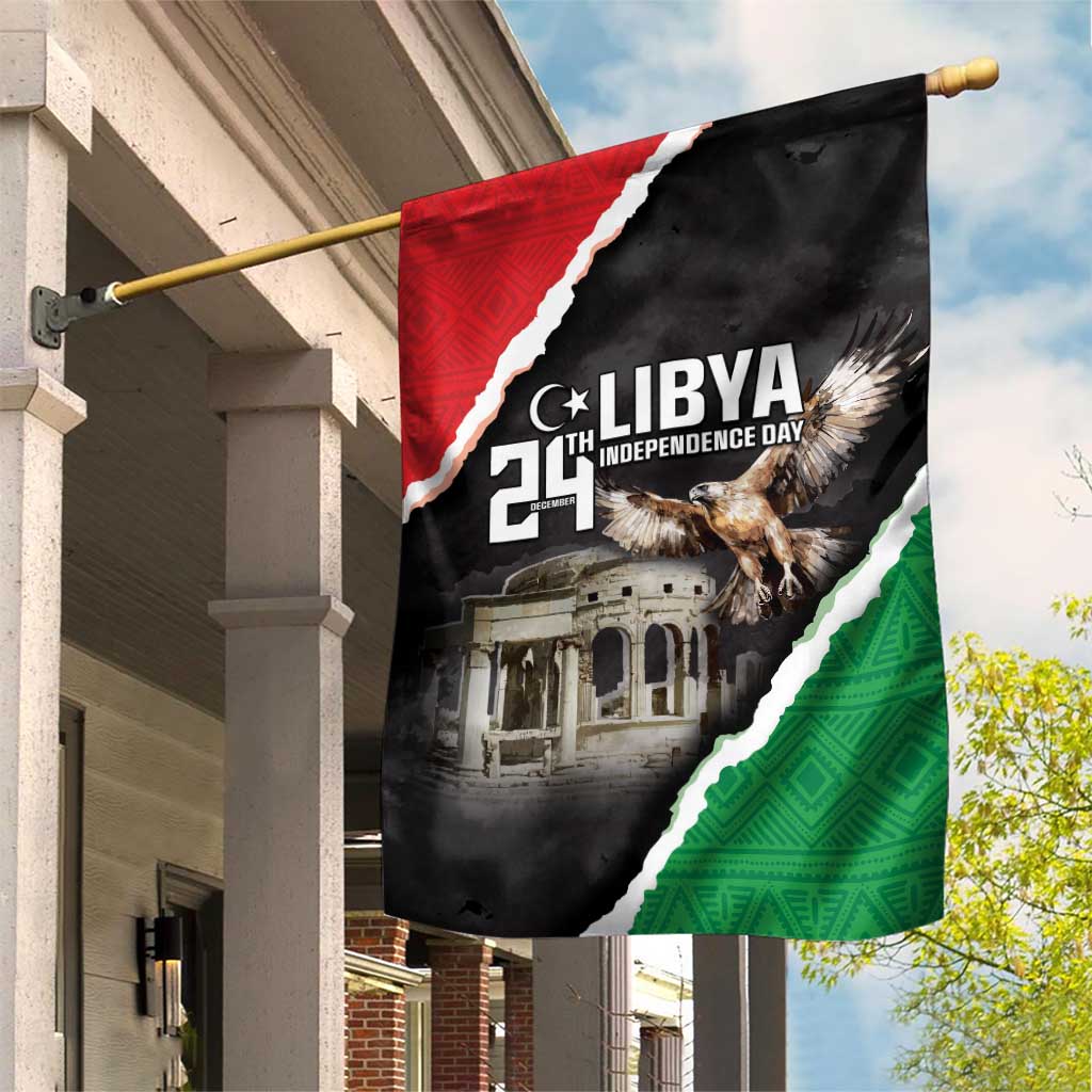 Happy Libya Independence Day Garden Flag Libya In My Heart