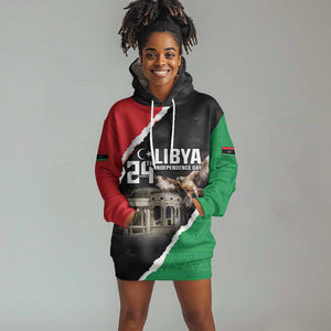 Happy Libya Independence Day Hoodie Dress Libya In My Heart