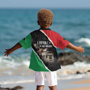 Happy Libya Independence Day Kid Hawaiian Shirt Libya In My Heart