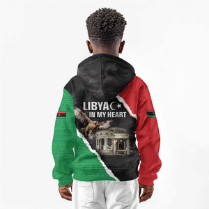 Happy Libya Independence Day Kid Hoodie Libya In My Heart