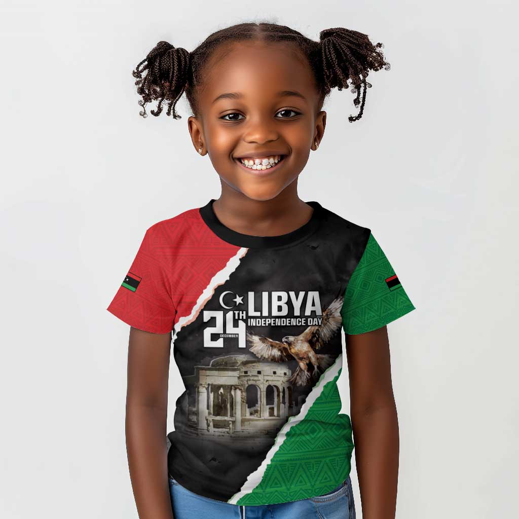 Happy Libya Independence Day Kid T shirt Libya In My Heart