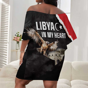 Happy Libya Independence Day Off Shoulder Short Dress Libya In My Heart