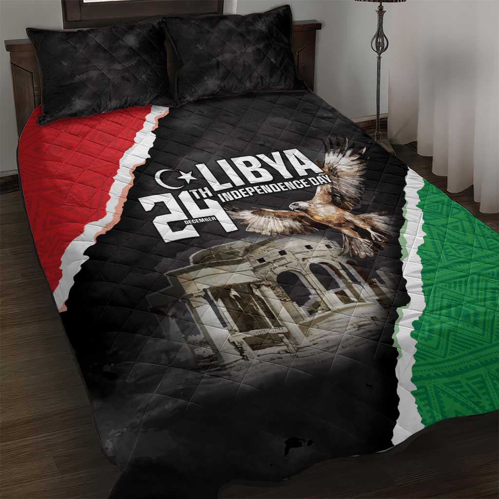 Happy Libya Independence Day Quilt Bed Set Libya In My Heart