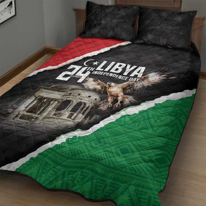 Happy Libya Independence Day Quilt Bed Set Libya In My Heart