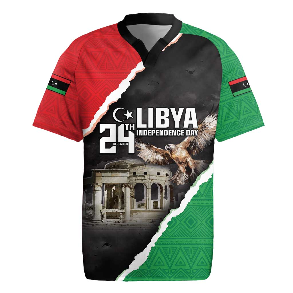 Happy Libya Independence Day Rugby Jersey Libya In My Heart