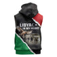 Happy Libya Independence Day Sleeveless Zip Hoodie Libya In My Heart - African Pride