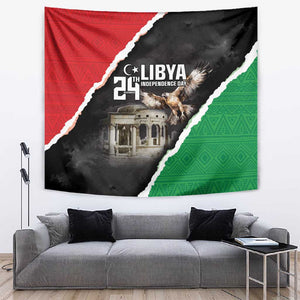 Happy Libya Independence Day Tapestry Libya In My Heart