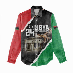 Happy Libya Independence Day Women Casual Shirt Libya In My Heart