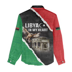 Happy Libya Independence Day Women Casual Shirt Libya In My Heart