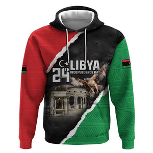 Happy Libya Independence Day Zip Hoodie Libya In My Heart