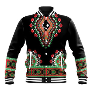 Libya Barbary Lion Baseball Jacket Dashiki Simple Style