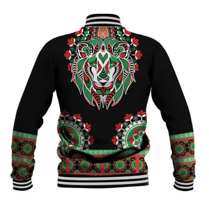 Libya Barbary Lion Baseball Jacket Dashiki Simple Style