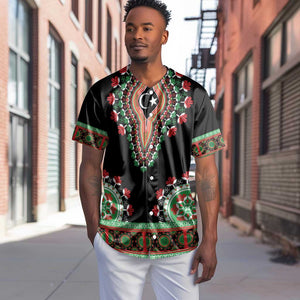 Libya Barbary Lion Baseball Jersey Dashiki Simple Style