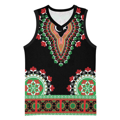 Libya Barbary Lion Basketball Jersey Dashiki Simple Style LT05