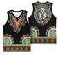 Libya Barbary Lion Basketball Jersey Dashiki Simple Style LT05