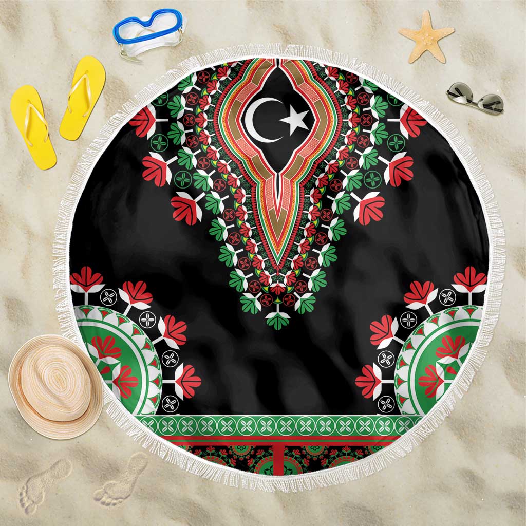 Libya Barbary Lion Beach Blanket Dashiki Simple Style