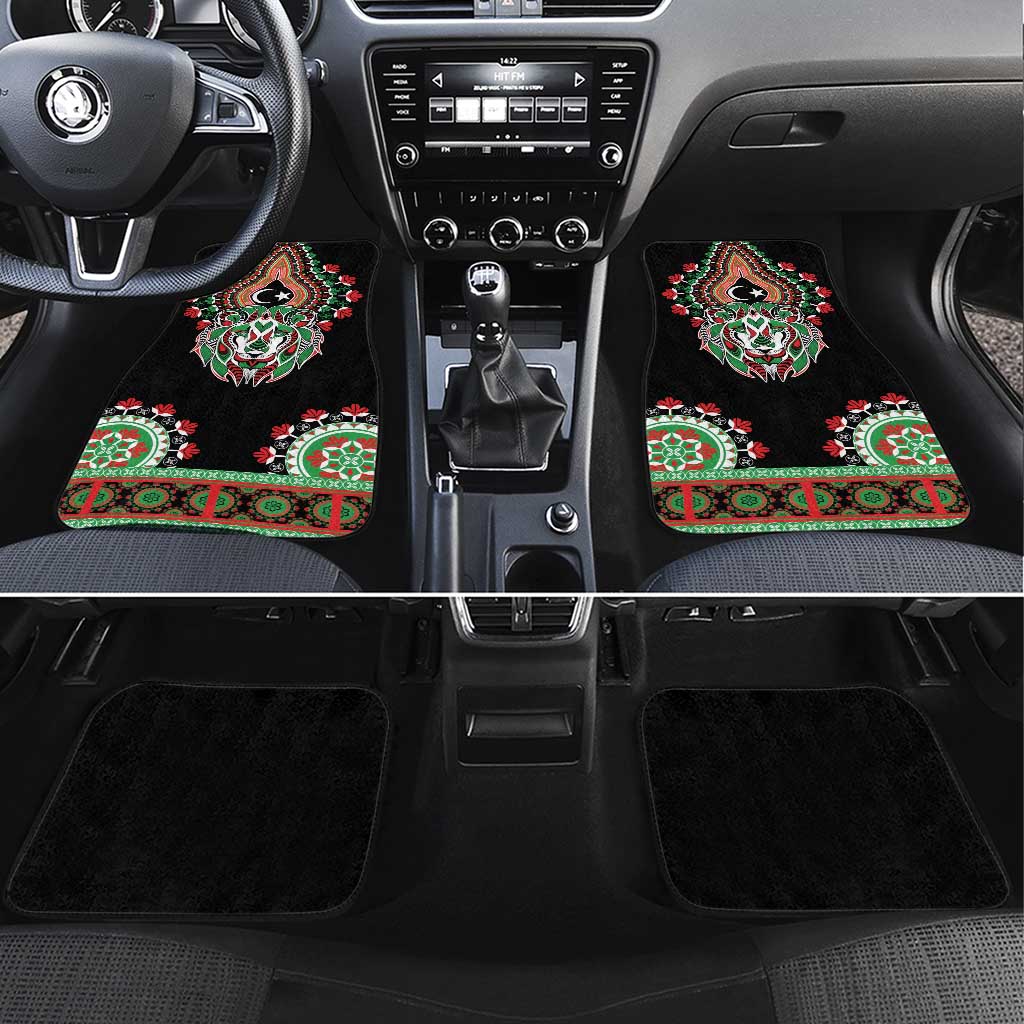 Libya Barbary Lion Car Mats Dashiki Simple Style