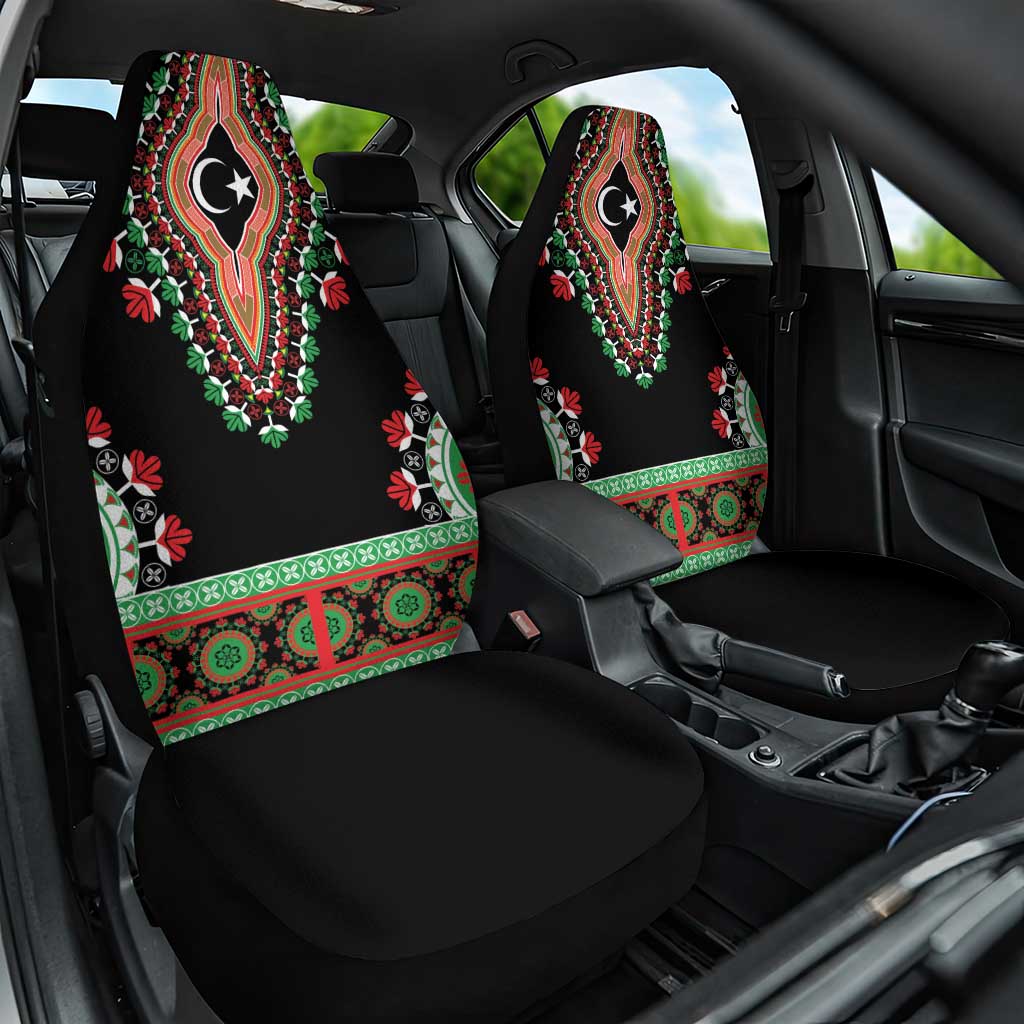 Libya Barbary Lion Car Seat Cover Dashiki Simple Style