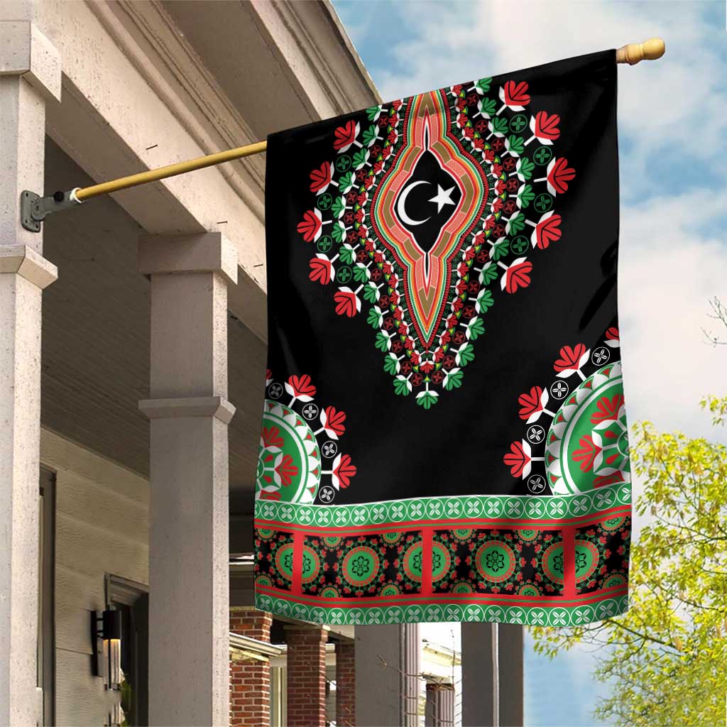 Libya Barbary Lion Garden Flag Dashiki Simple Style